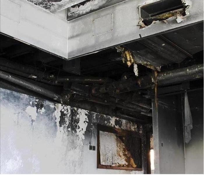 Fire Damage in a home